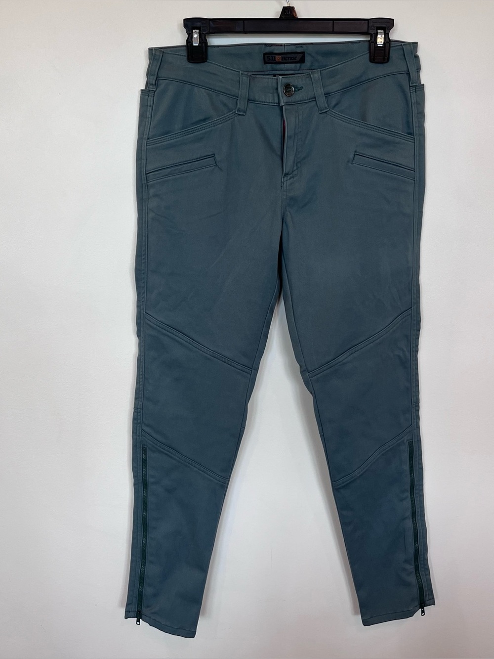 5.11 Tactical Wyldcat Womens Pants Thyme Green Zipper Leg Stretch Size 8